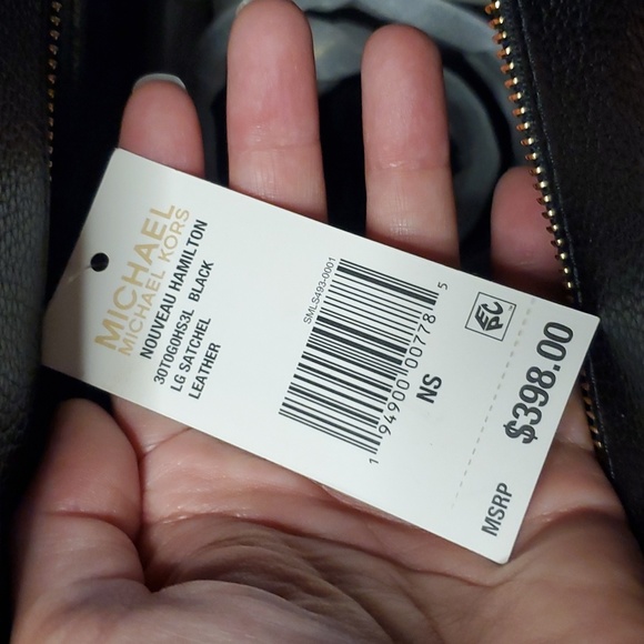 Michael Kors Nouveau Hamilton satchel handbag NWT - Picture 8 of 11